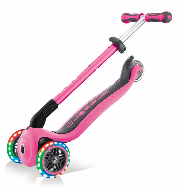 GLOBBER scooter Go Up Deluxe Lights, deep pink, 646-110