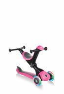 GLOBBER scooter Go Up Deluxe Lights, deep pink, 646-110-8