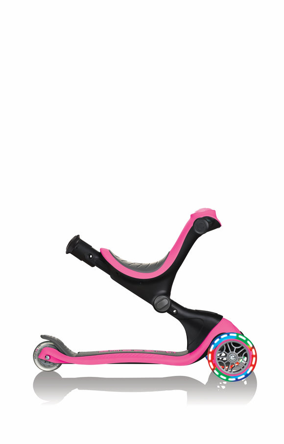 GLOBBER scooter Go Up Deluxe Lights, deep pink, 646-110