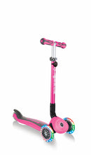 GLOBBER scooter Go Up Deluxe Lights, deep pink, 646-110-12