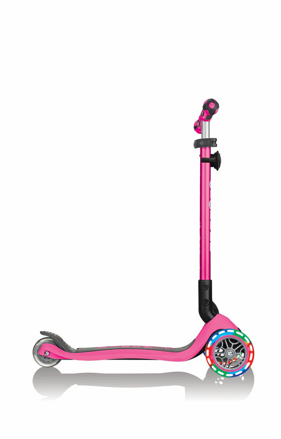 GLOBBER scooter Go Up Deluxe Lights, deep pink, 646-110