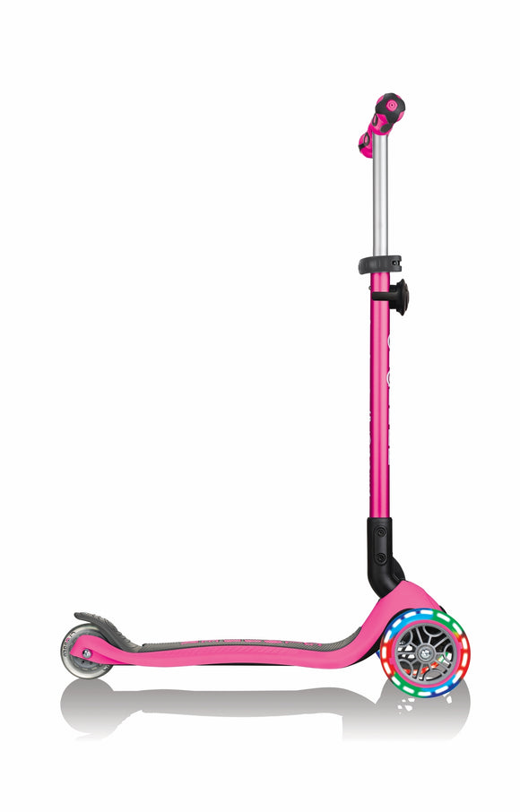 GLOBBER scooter Go Up Deluxe Lights, deep pink, 646-110