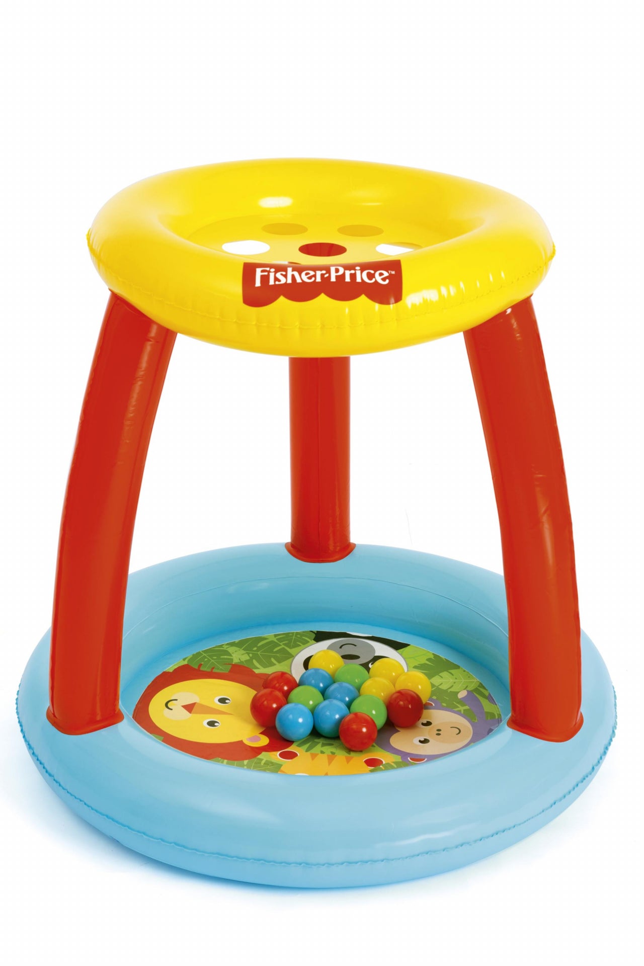 Piscine à balles bestway animal friends 89 cm x 89 cm x 84 cm 93541
