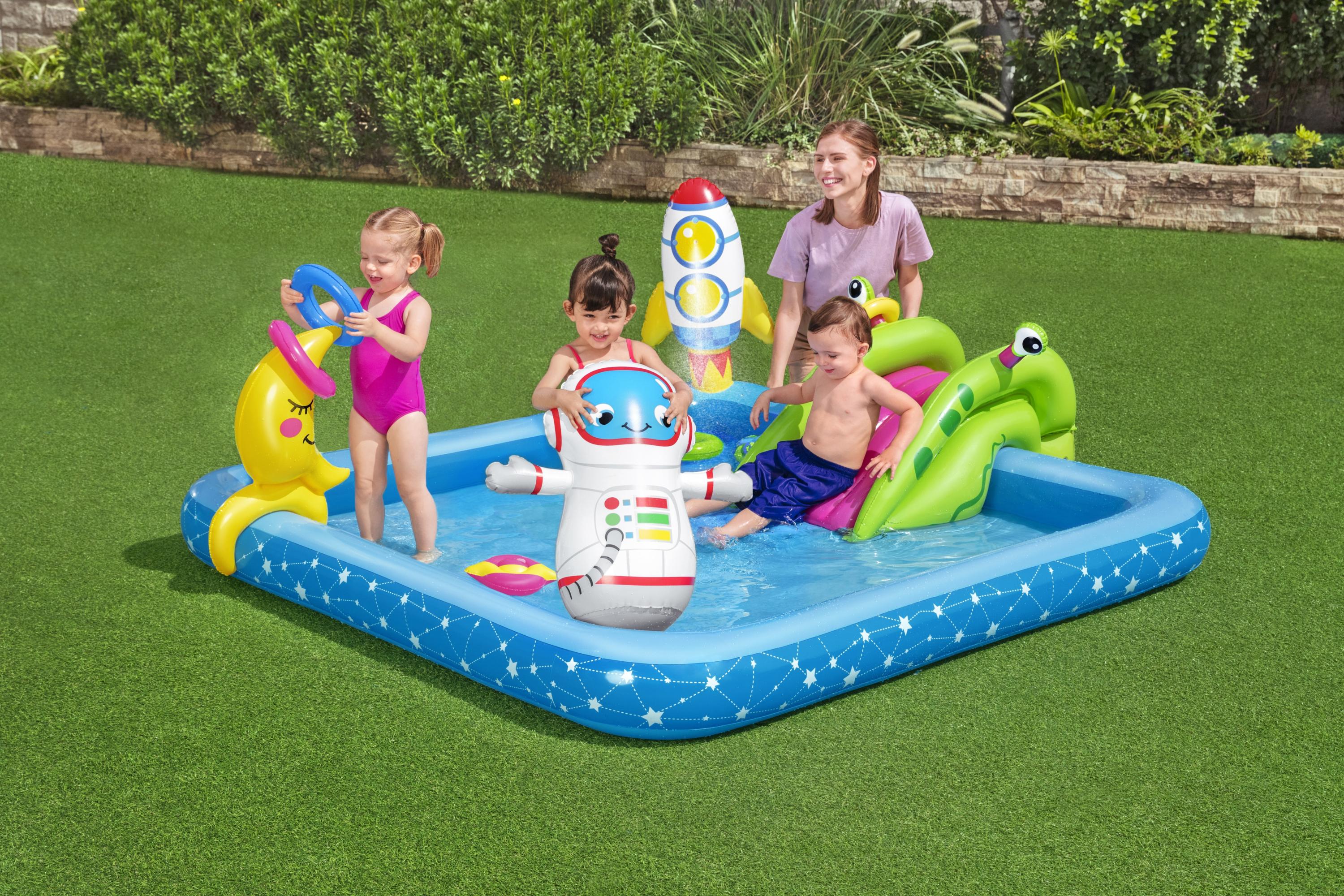 Aire de jeux gonflable 228x206x84cm b53126 02976