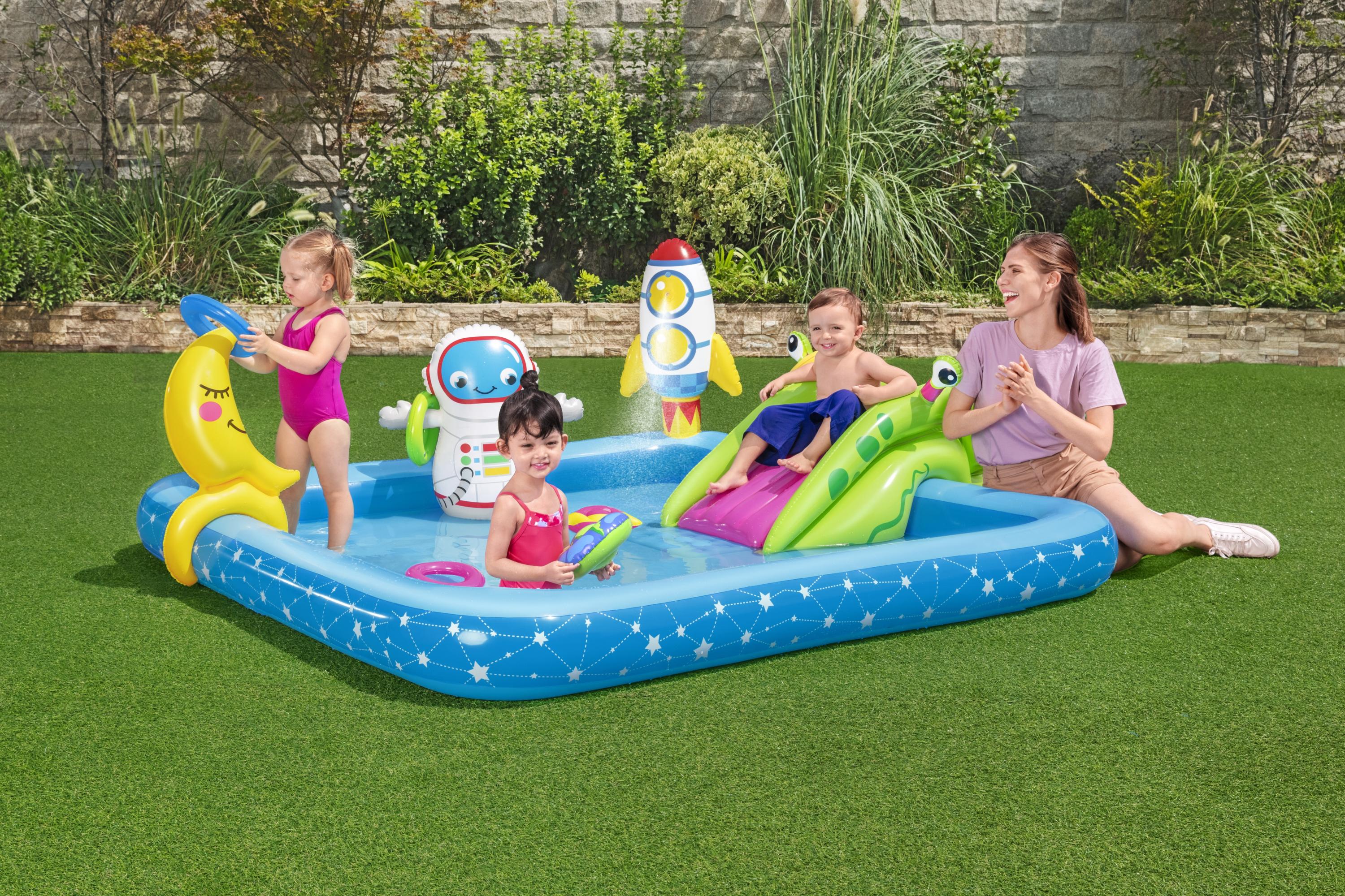 Aire de jeux gonflable 228x206x84cm b53126 02976