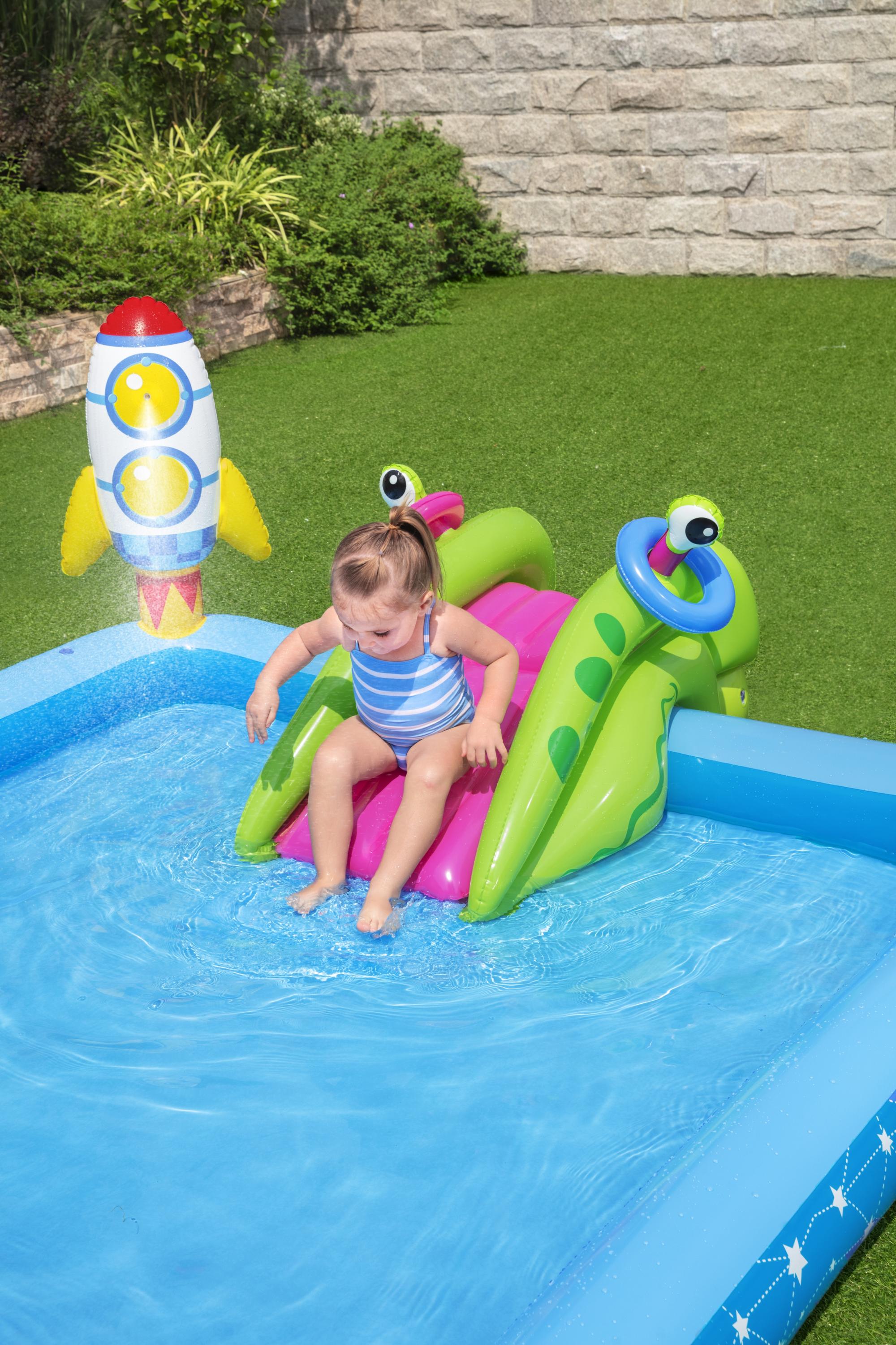 Aire de jeux gonflable 228x206x84cm b53126 02976