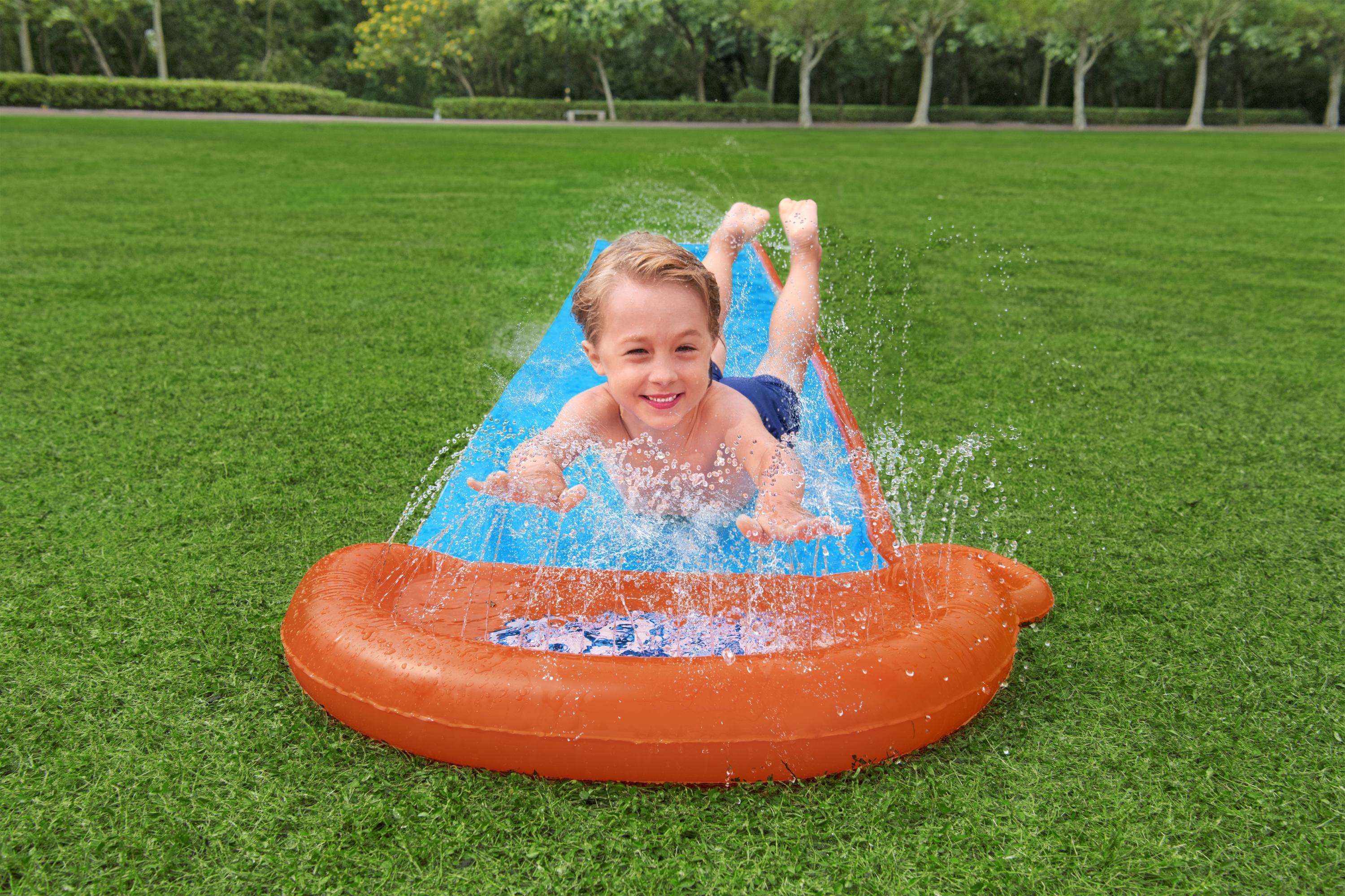 Toboggan aquatique simple 488 m bestway 52326