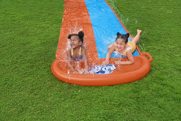 ﻿Slide Water Slide Double Slide 4.88m Bestway 52328