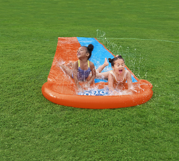 ﻿Slide Water Slide Double Slide 4.88m Bestway 52328