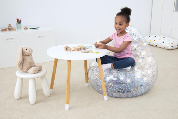 Inflatable Glitter Armchair 72 x 72 x 64 cm Bestway 75105