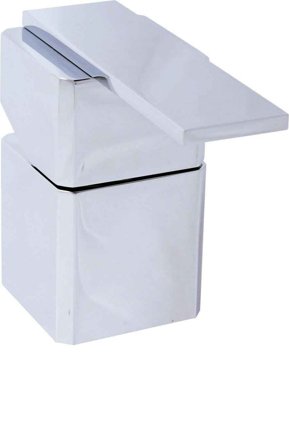 Mitigeur baignoire à cascade 3 trous LOIRA avec inverseur laiton chromé
