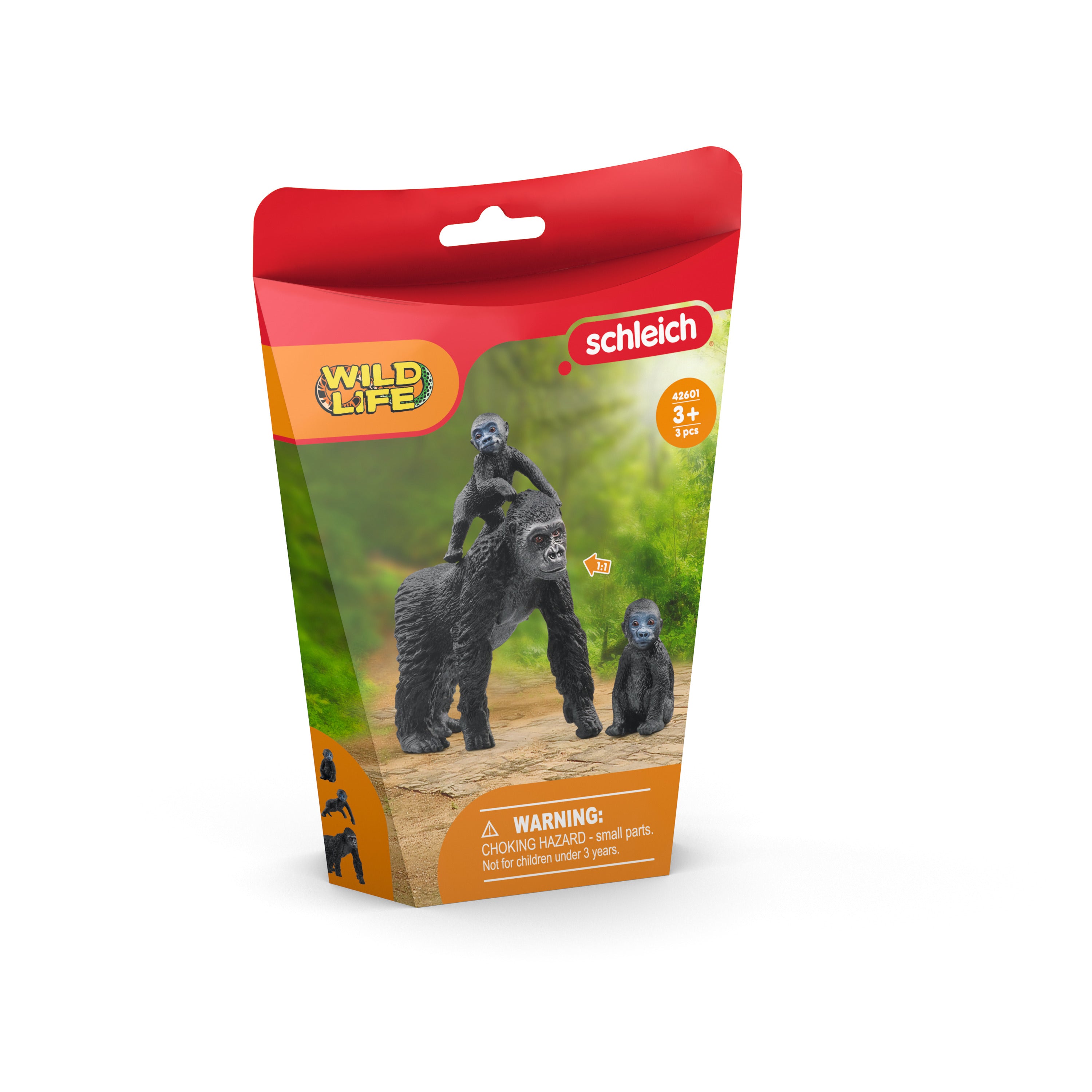 Famille de gorilles schleich wild life