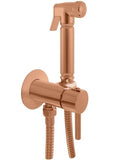 Mitigeur bidet ou WC encastrable SEINA avec douchette en laiton rose gold brossé