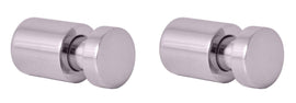 Lot de 2 patères COLORADO en laiton chromé 3cm x 1,6cm