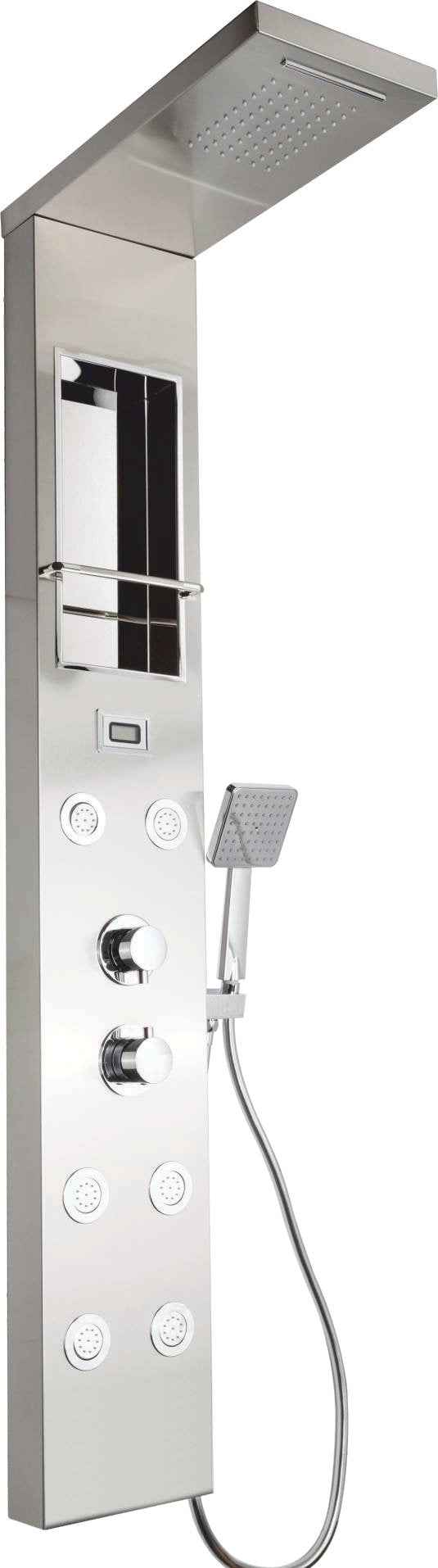 Colonna doccia idromassaggio pannello multifunzione