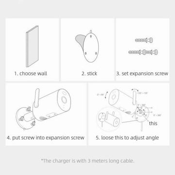 Xiaomi AW300 Cube IP security camera Outdoor 2304 x 1296 pixels Ceiling/wall