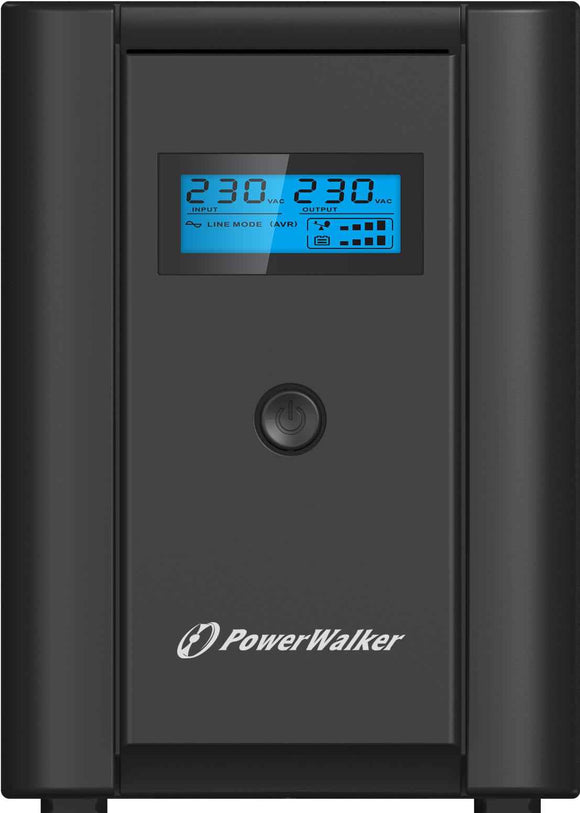 PowerWalker VI 1200 SHL Schuko uninterruptible power supply (UPS) Line-Interactive 1.2 kVA 600 W 4 AC outlet(s)