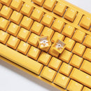 Clavier de jeu ducky one 3 usb qwerty anglais jaune