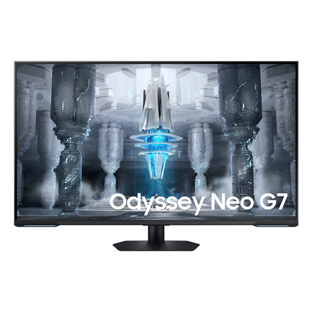 Samsung Odyssey Neo G7 G70NC LS43CG700NUXEN 43 " VA UHD 16:9 1 ms 400 cd/m2 Black/White HDMI ports quantity 2 144 Hz