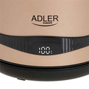 Adler | Bouilloire | AD 1295 | Électrique | 2200 W | 1,7 L | Acier inoxydable | Base rotative à 360° | Doré
