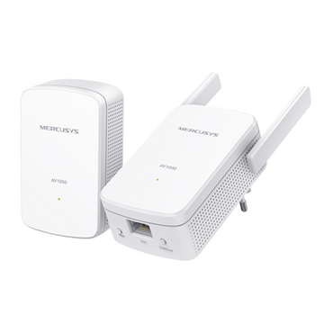 TP-LINK MERCUSYS MP510 AV1000 Gigabit Powerline WiFi Kit: MP510 + MP500 adapter 1000Mbps N300 Broadcom CPU HomePlug AV2 Gigabit RJ45