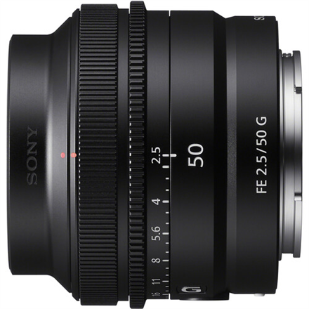Objectif sony fe 50 mm f/25 g