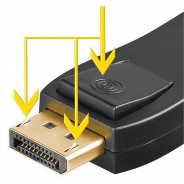 Goobay 51719 DisplayPort/HDMI™ adapter 1.1, gold-plated | Goobay - 0