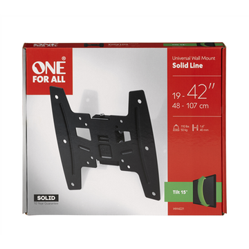Universal TV Wall Mount ONE FOR ALL TV BRACKET, SOLID TILT, VESA 200 GLOBAL / WM4221 - 0