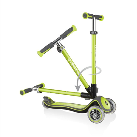 GLOBBER scooter Elite Deluxe Lights lime green, 444-406