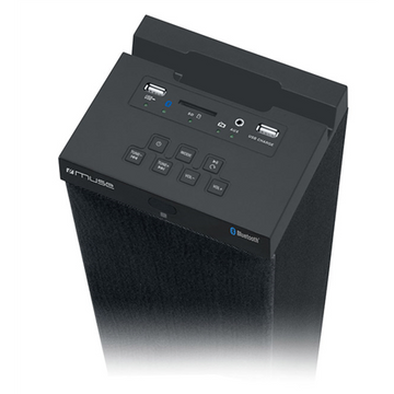 Muse | M-1250BT | 60 W | Bluetooth | Black | Portable | Wireless connection - 0