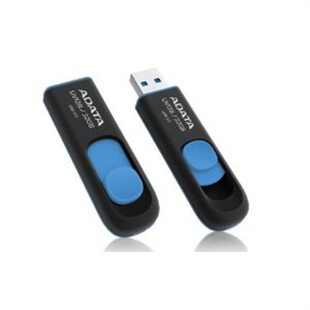Clé USB ADATA DashDrive UV128 32 Go USB Type-A 3.2 Gen 1 (3.1 Gen 1) Noir, Bleu
