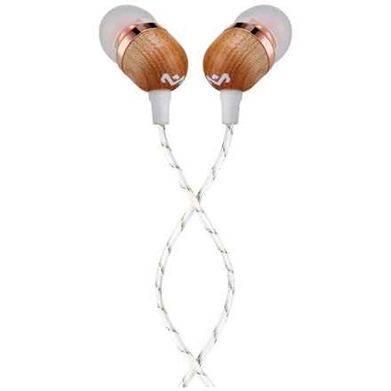 Écouteurs intra-auriculaires Marley Smile Jamaica, filaires, avec microphone, en cuivre | Marley | Écouteurs | Smile Jamaica