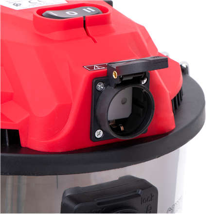 Camry | Aspirateur industriel professionnel | CR 7045 | Avec sac | Aspiration eau | Puissance 3400 W | Capacité poussière 25 L | Rouge/Argent