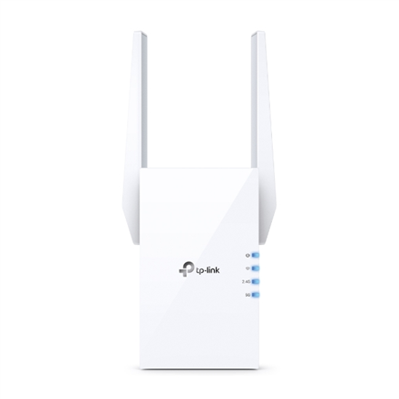 TP-LINK | Répéteur | RE605X | 802.11ax | Prise en charge Mesh Non | 574+1201 Mbit/s | 10/100/1000 Mbit/s | Ports Ethernet LAN (RJ-45) 1 | Pas de haut débit mobile | MU-MiMO Non | Type d'antenne 2xExterne