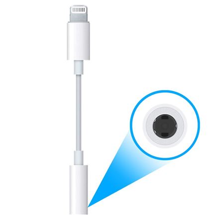 Apple Lightning to 3.5 mm Headphone Jack Adapter