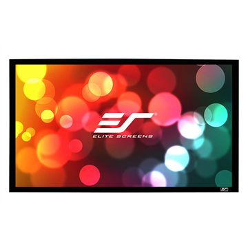 ELITE SCREENS plátno v pevném rámu 120" (304,8cm)/ 16:9/ 149,4×265,7cm/ gain 1.1/ rám černý 6cm