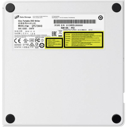 Hitachi-LG GP60NS60 / DVD-RW / externí / M-Disc / USB / stříbrná