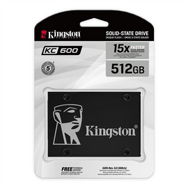Kingston Technology KC600 2.5" 512 GB Serial ATA III 3D TLC