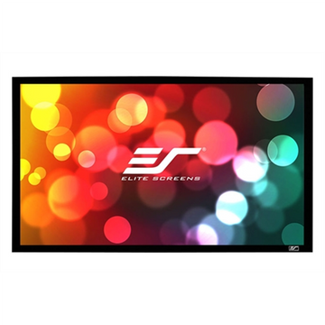 ELITE SCREENS plátno v pevném rámu 150" (373,6cm)/ 16:9/ 187×332cm/ gain 1.1/ rám černý 6cm