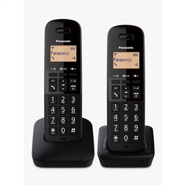 Téléphone dect twin panasonic kx-tgb612fxb  kx-tgb612fxb  timbre vert 08 lei