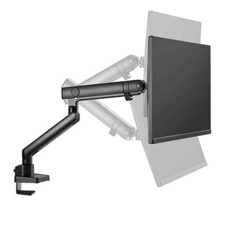 Raidsonic | Support mural | Rotation ; Pivotement ; Inclinaison ; Rotation de la base | 32 po | Poids maximal (capacité) 8 kg | Noir