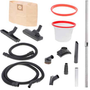 Camry | Aspirateur industriel professionnel | CR 7045 | Avec sac | Aspiration eau | Puissance 3400 W | Capacité poussière 25 L | Rouge/Argent