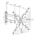 Uchwyt ścienny LCD/LED VESA, 23-55', max. 30kg-2
