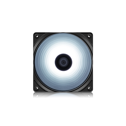 VENTILATOR DEEPCOOL PC RF120W, 120x120x25 mm, 4 white LED, Hydro Bearing, "DP-FLED-RF120-WH"