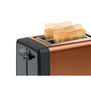 Bosch | DesignLine Toaster | TAT4P429 | Power 970 W | Number of slots 2 | Housing material Stainless Steel | Copper/Black-3