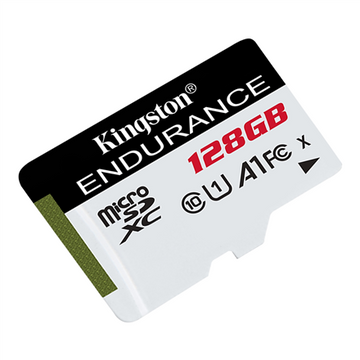 Kingston 128GB microSDXC Endurance 95R/45W C10 A1 UHS-I Card Only - 0