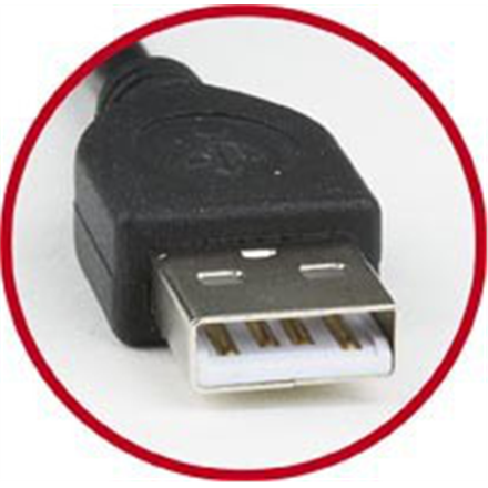 Kabelis Gembird USB Male - MicroUSB Male 0.5m Black