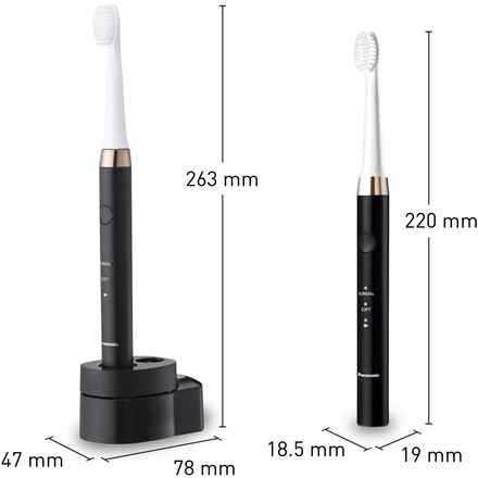 PANASONIC EW-DM81-K503 toothbrush sonic vibration with 31000 Black