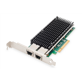 Digitus | 10Gbps Dual Port Ethernet Server adapter PCIe X8, Intel X540 BT2 | DN-10163