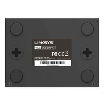 Linksys | LGS105-EU-RTL | Commutateur non géré | 5 ports | 1 Gbit/s | Emballage